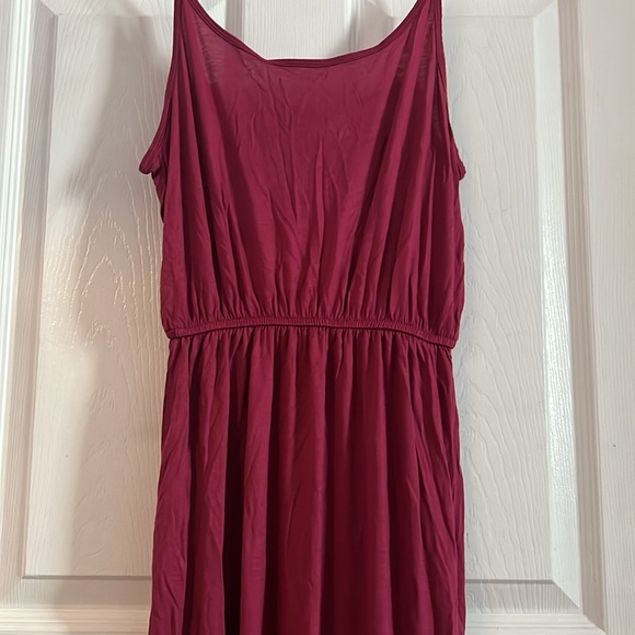 Maroon cami maxi dress from H&M - Picture 2 of 5
